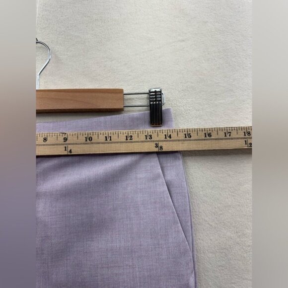 Ann Taylor Women’s 0 Ankle Pants Trouser Lavender Purple Mid Rise - Picture 4 of 7